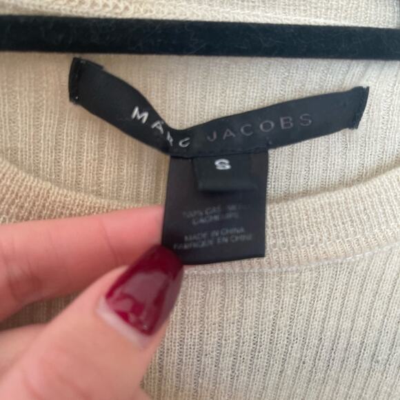 Marc Jacobs cashmere sweater fitted ribbed. Size small. - Picture 3 of 4